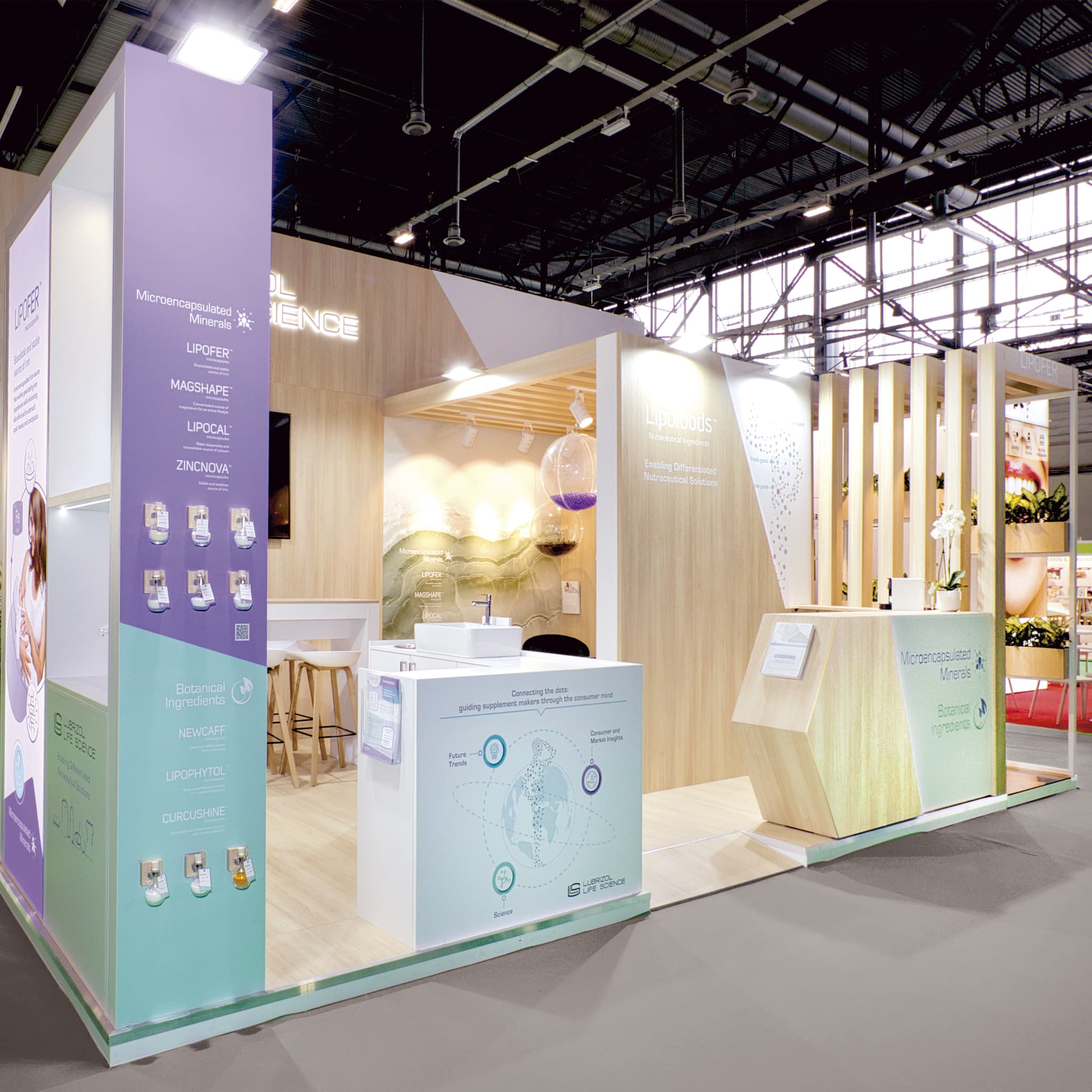 diseño sostenible stand de feria