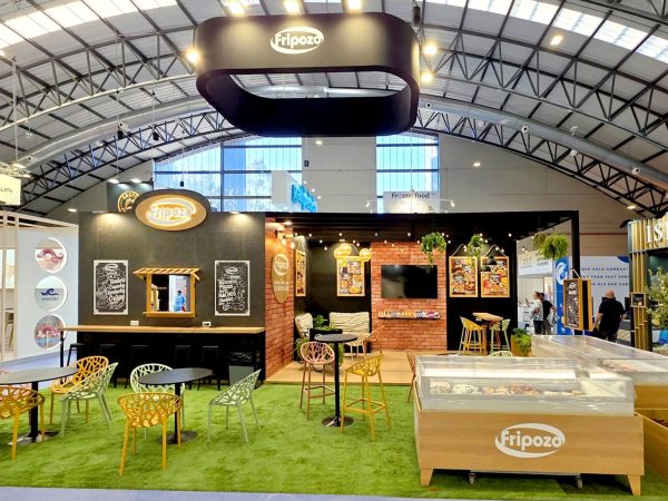 El stand encargado por la marca Fripozo